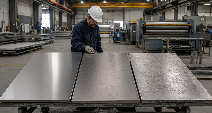 Proceso de acabado de superficies metálicas